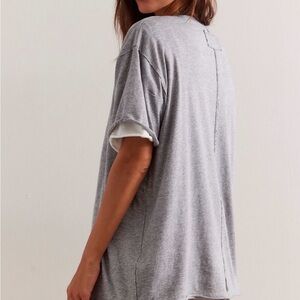 Free people We The Free Heather Gray Nina tee